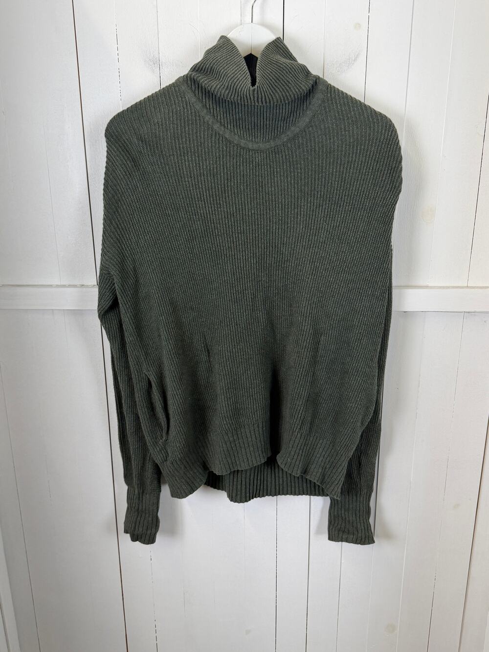 Lululemon Green Cotton Pullover Sweater Women's M